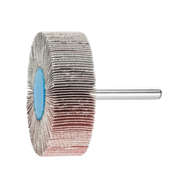 Pferd 2-1/2" x 1" Mounted Flap Wheel - 1/4" Shank - Aluminum Oxide - 240 Grit 45274 - main